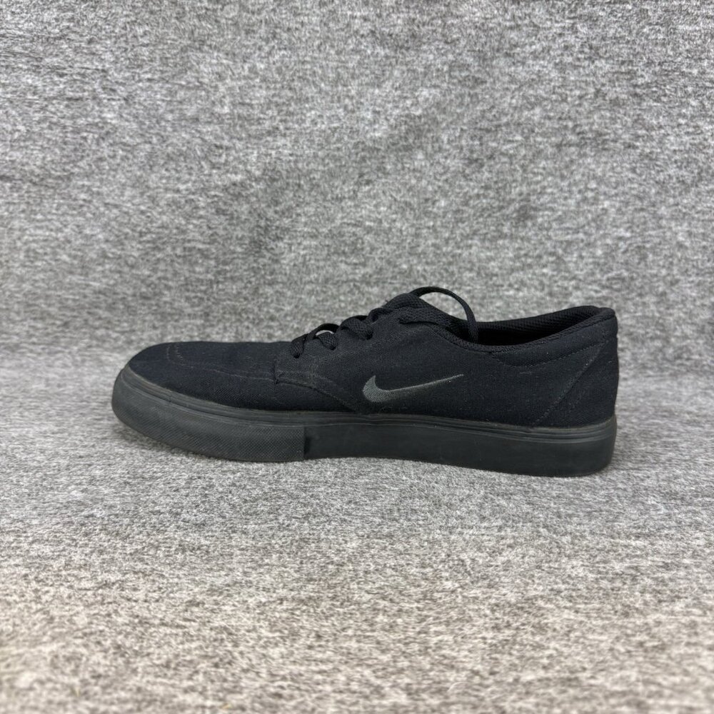 ✅Mens/Youth 7Y Nike SB Sneakers Black Canvas Skateboarding Shoes Low Unisex GS - Picture 10 of 10